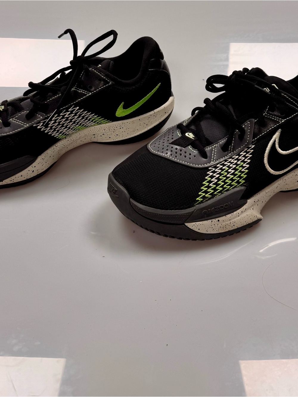 Nike Air Zoom GT Cut Academy Black Volt Basketball Shoes Men’s 7.5 FB2599-001